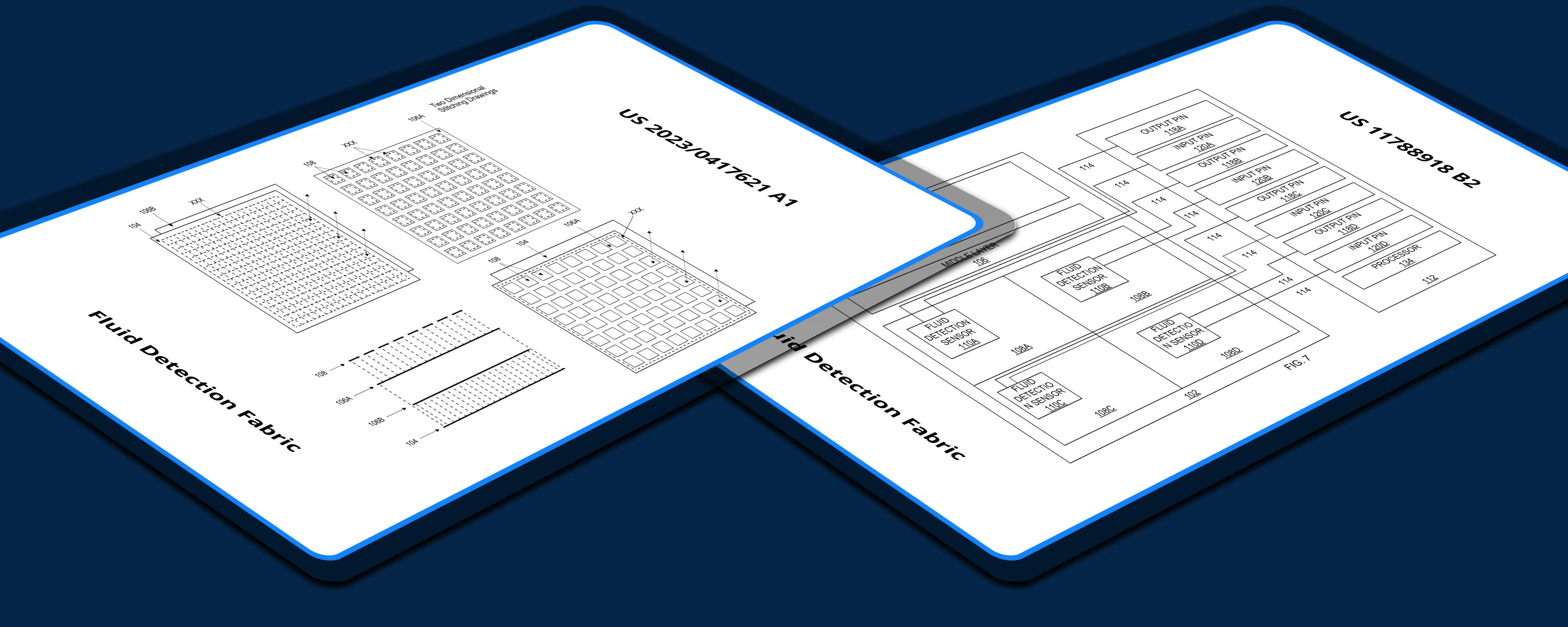 Fluid Detection Fabric Patents
